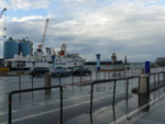 Hafen von Piombino nach dem regenreichen Sturm der über die Gegend fegte
